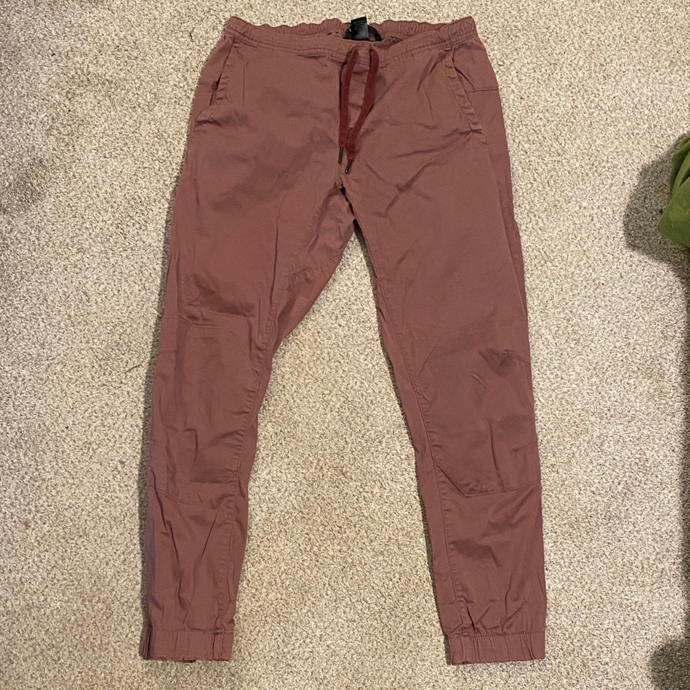 Black Diamond Women's Joggers in Maroon
